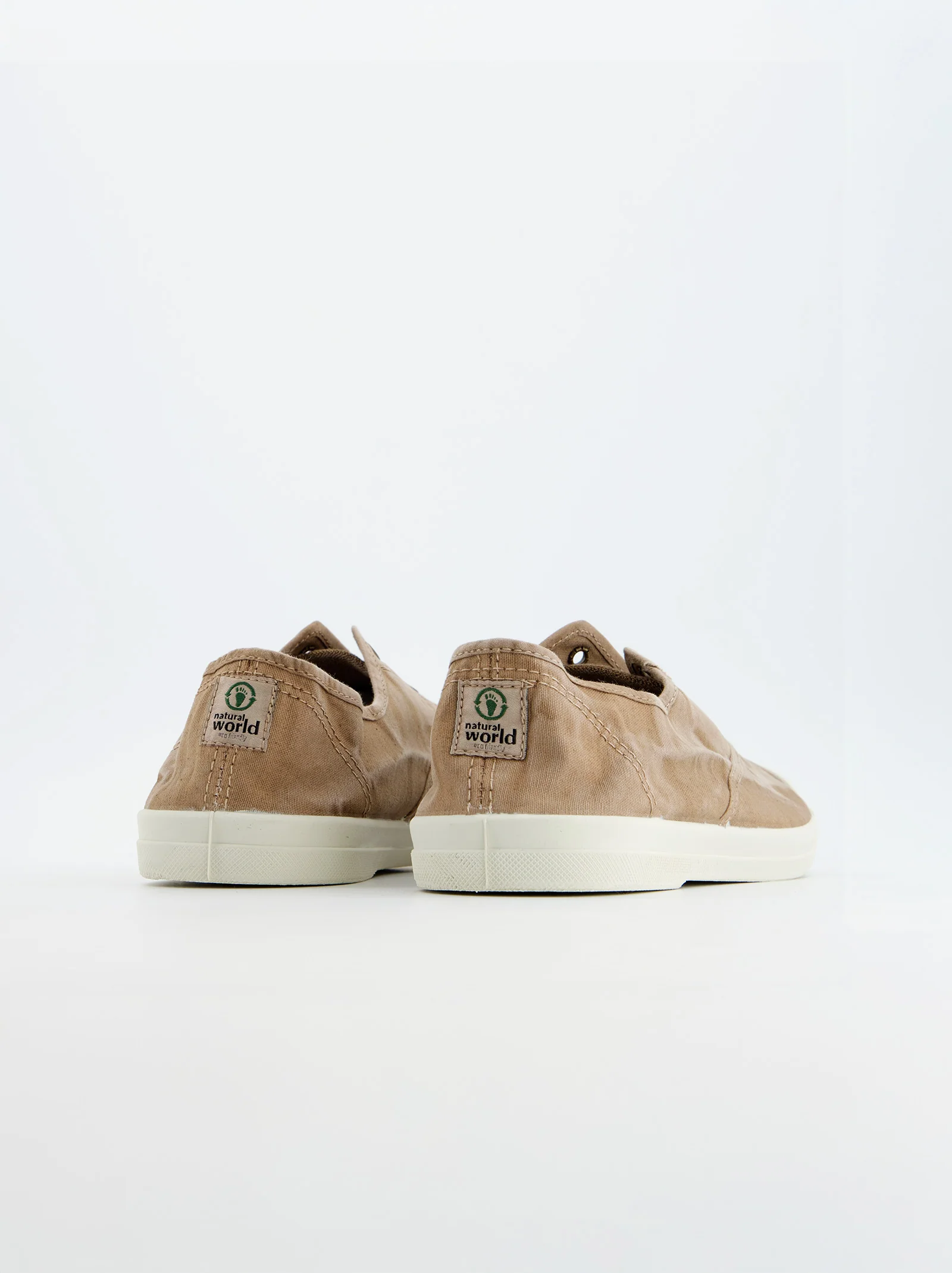 Zapatilla De Lona Beige Lavado - Natural World - Image 5
