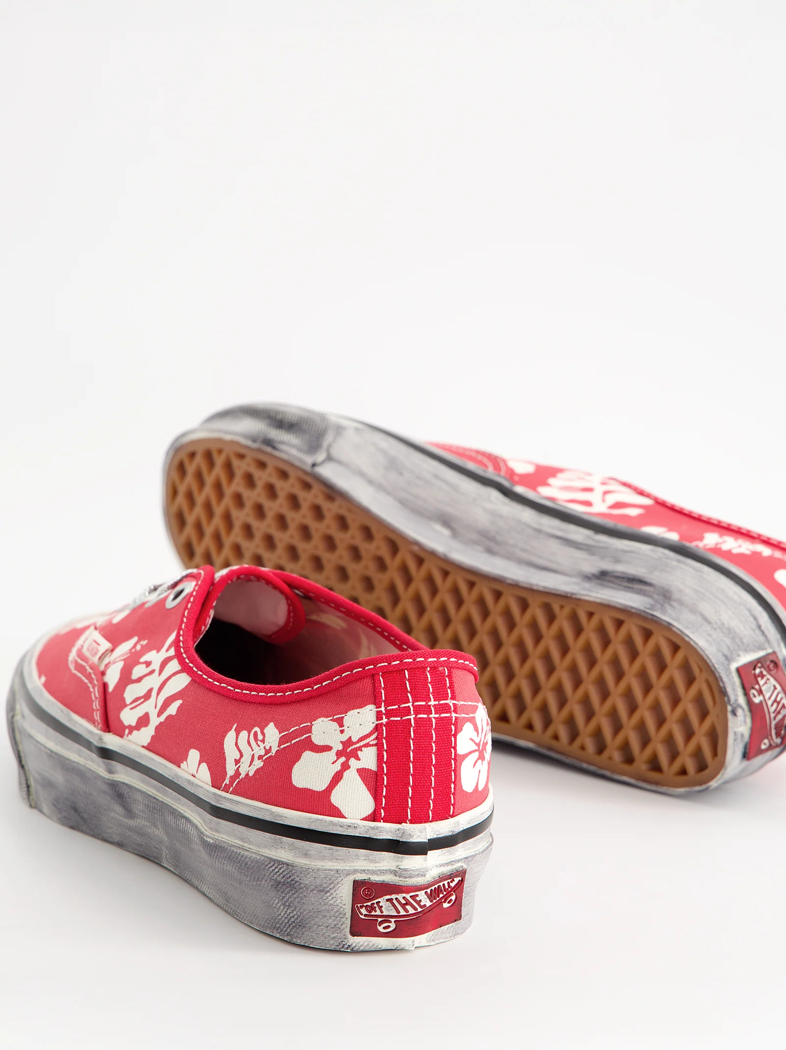 Zapatillas de lona estampado hawaiiano desgastadas - Vans Lx Authentic - Image 2