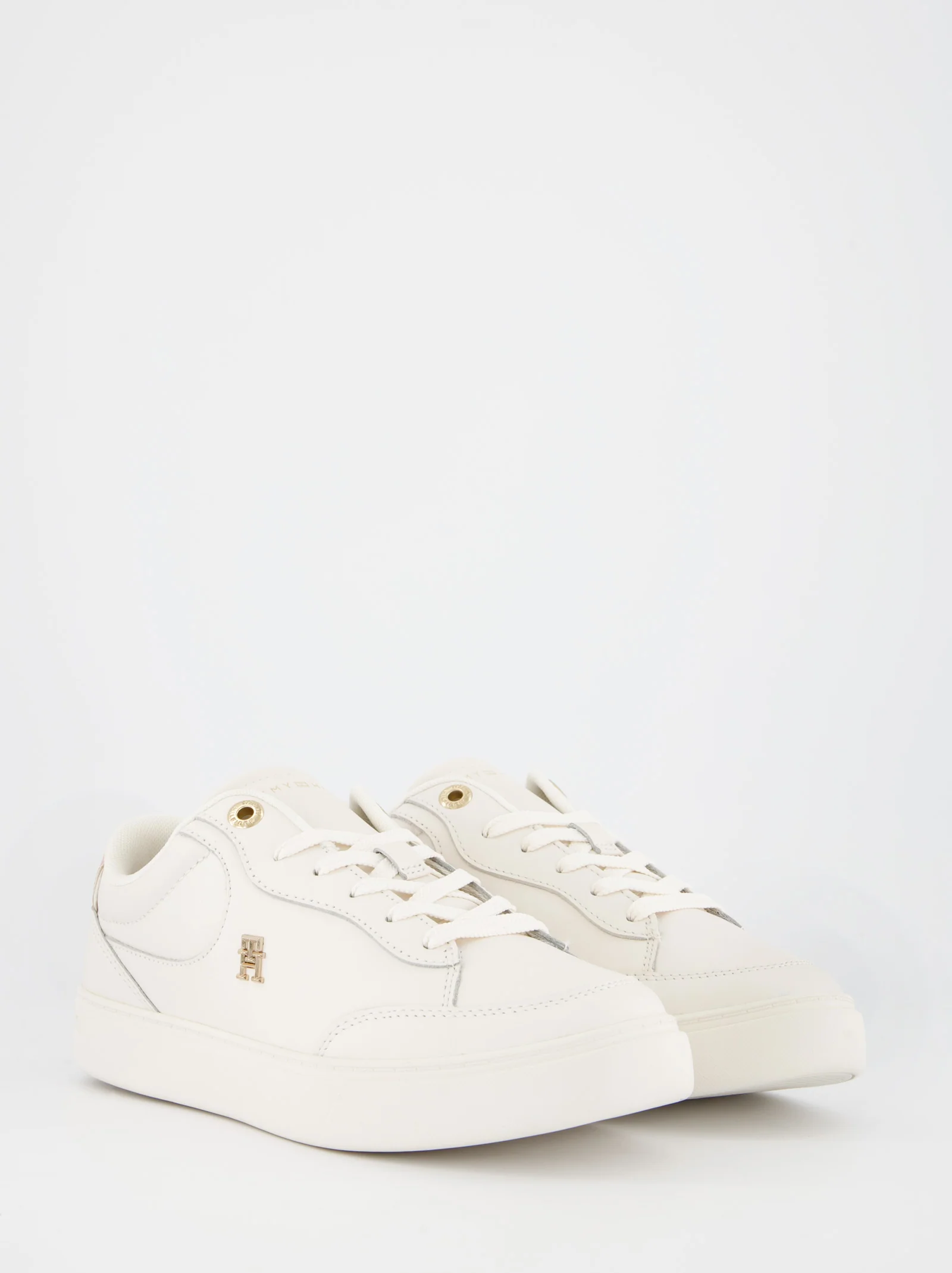 Zapatillas blancas de piel Tommy Hilfiger - Image 4