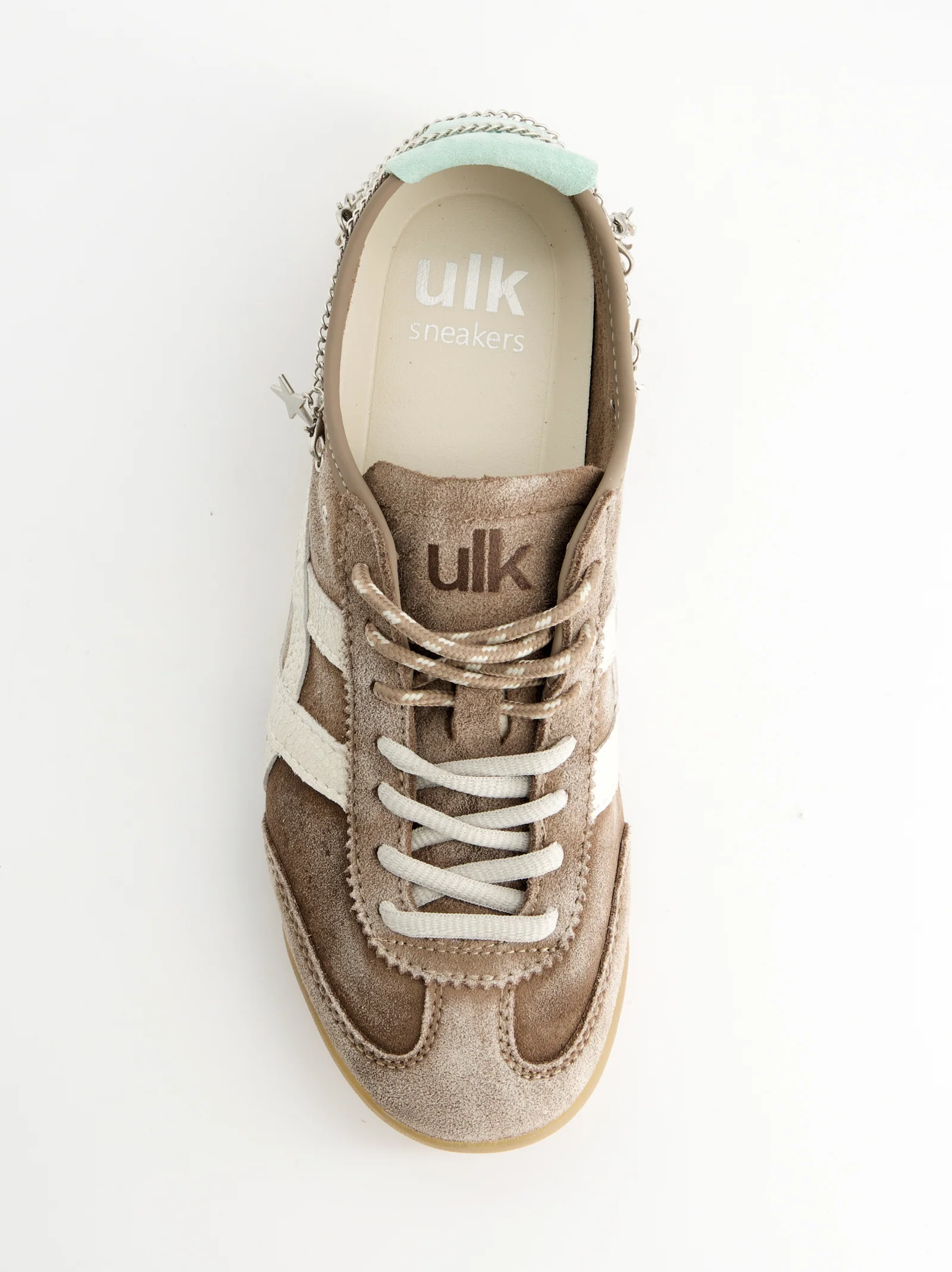 Zapatillas marrones de ante vintage con charms - Onix - Image 5