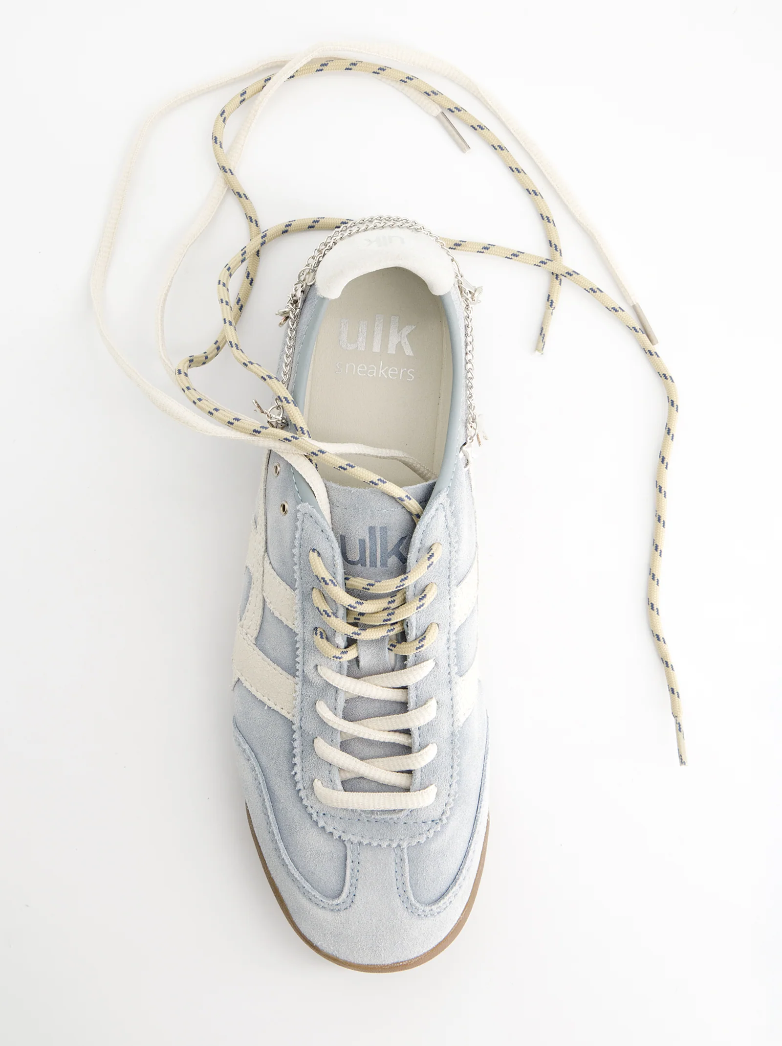 Zapatillas azules de ante vintage con charms - Onix - Image 4