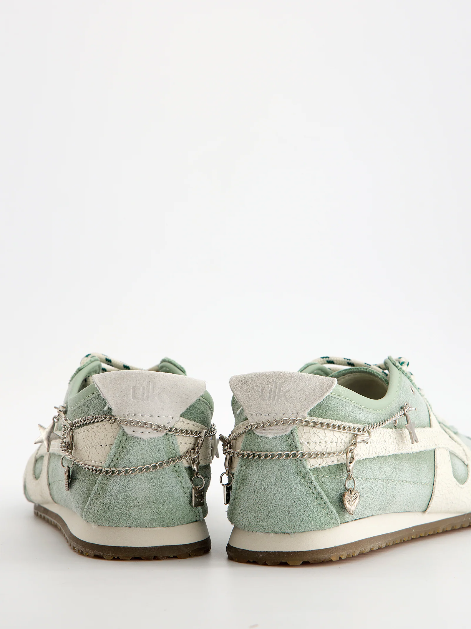 Zapatillas turquesa de ante vintage con charms - Onix - Image 5