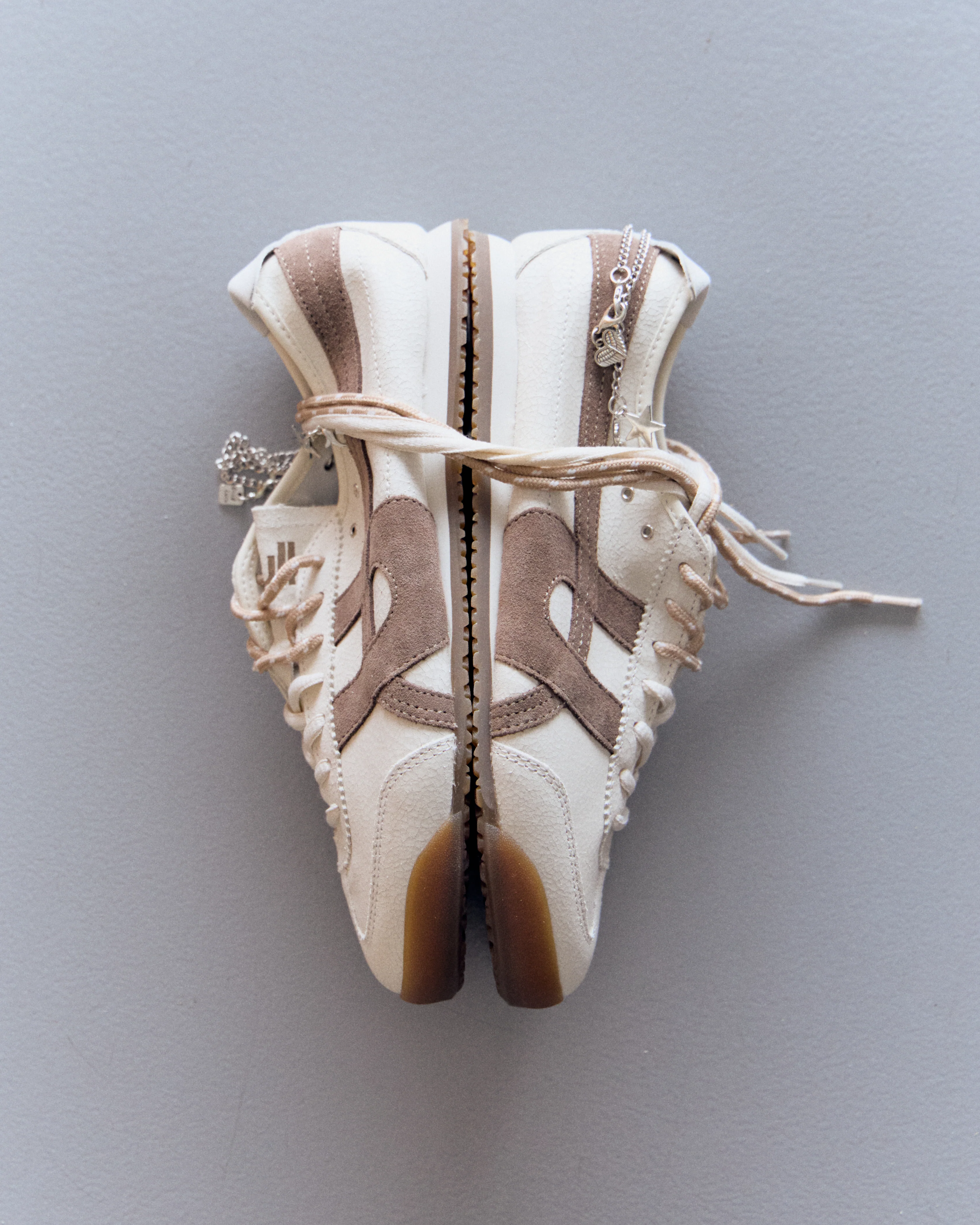 Zapatillas blancas de piel efecto craquelado - Onix - Image 2
