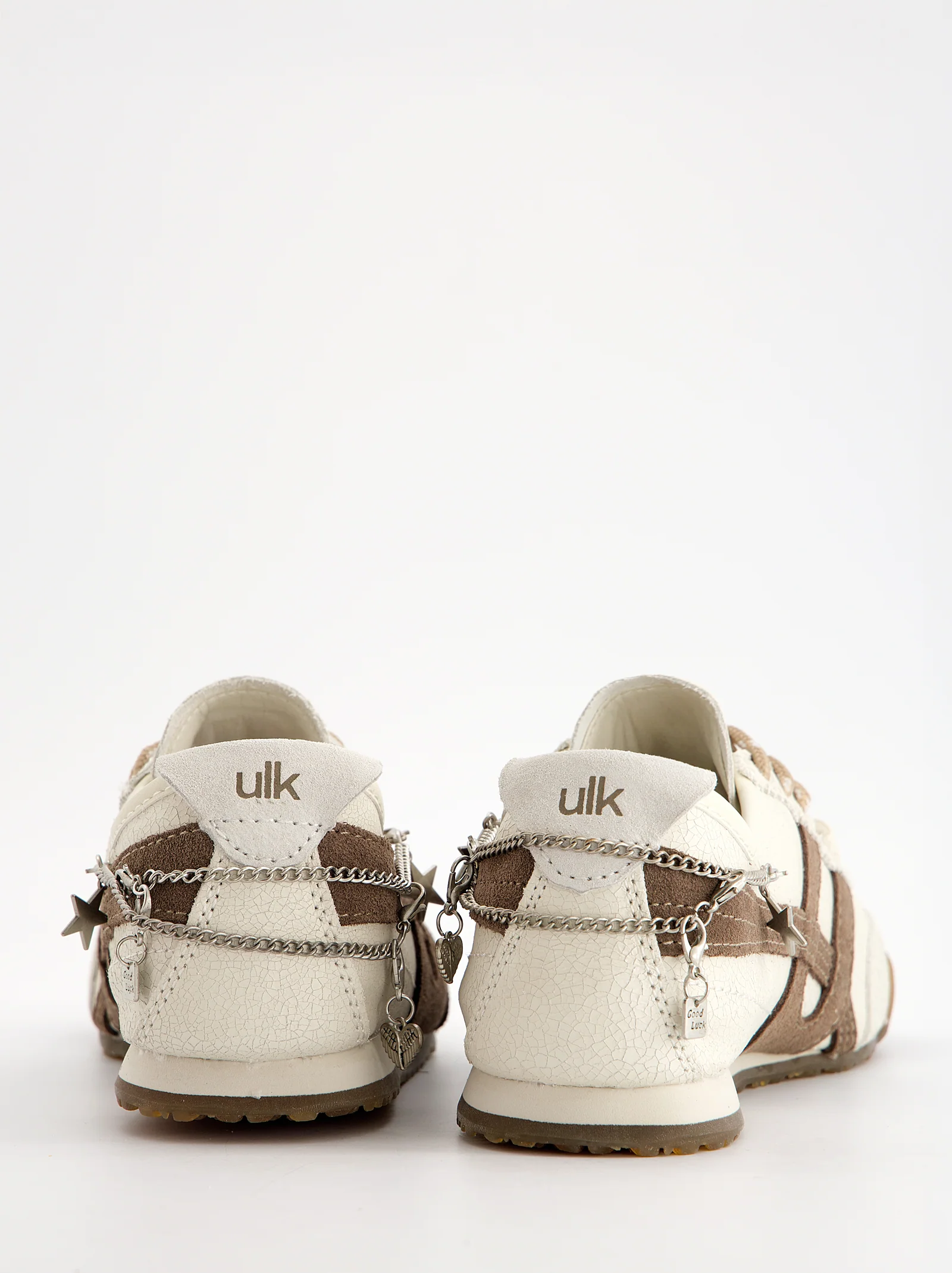 Zapatillas blancas de piel efecto craquelado - Onix - Image 4