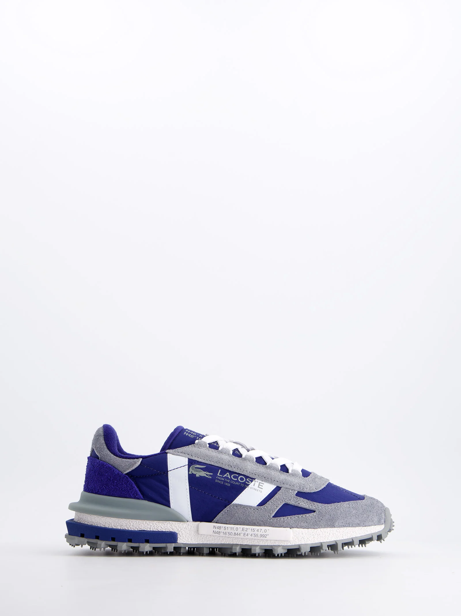 Zapatillas Lacoste Deportivas Azul Eléctrico y Gris - Elite Active