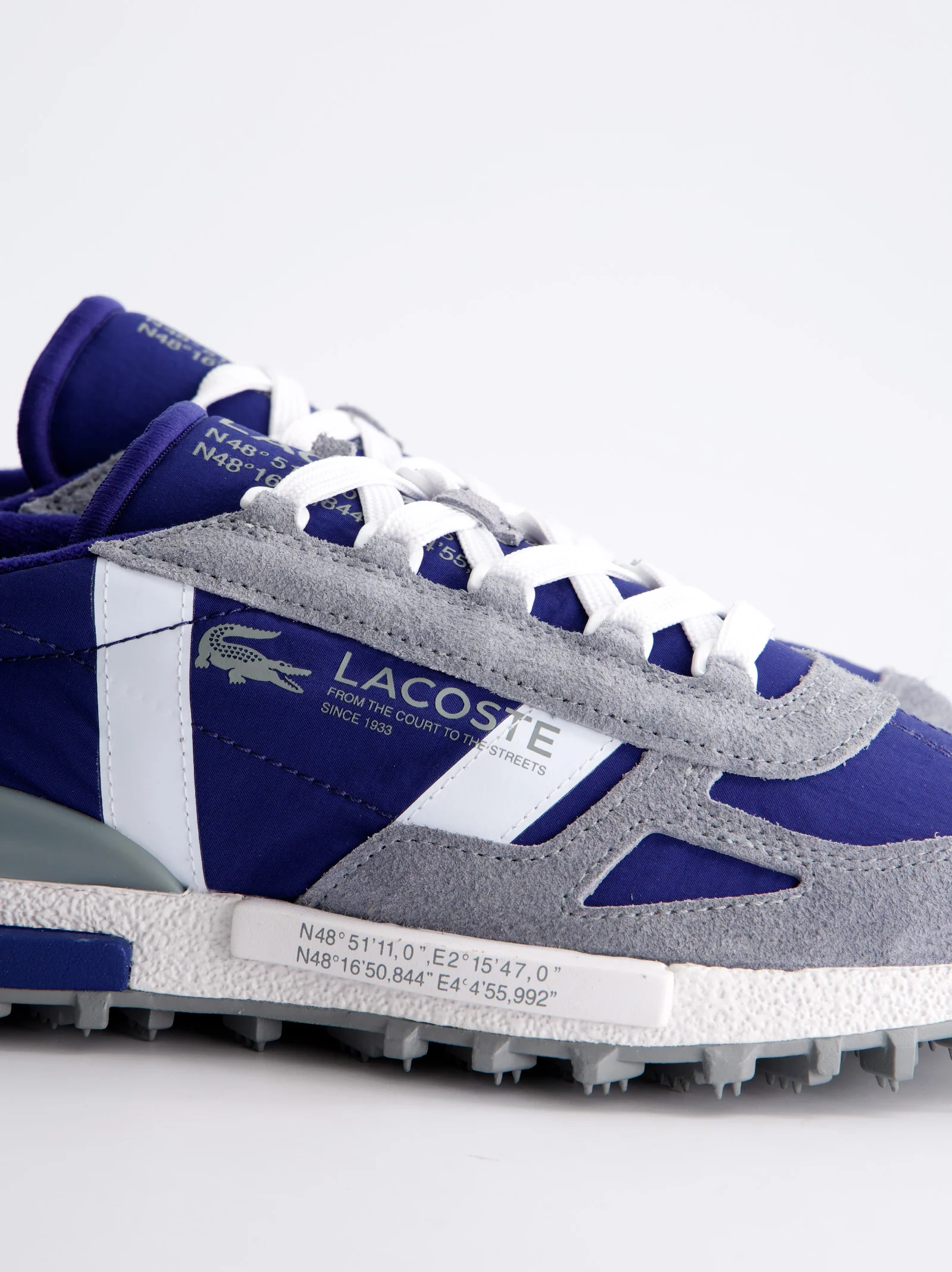 Zapatillas Lacoste Deportivas Azul Eléctrico y Gris - Elite Active - Image 3