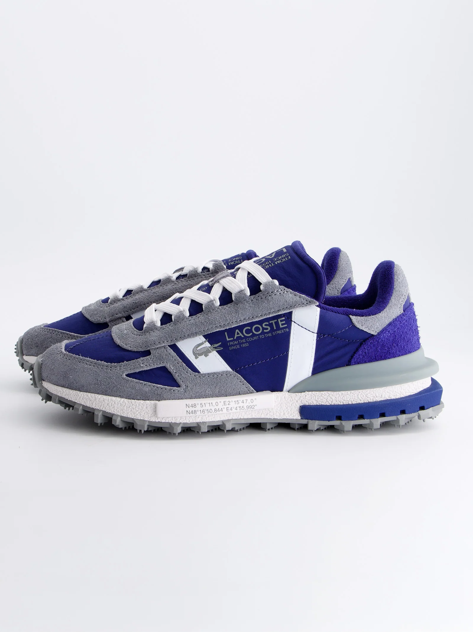 Zapatillas Lacoste Deportivas Azul Eléctrico y Gris - Elite Active - Image 4