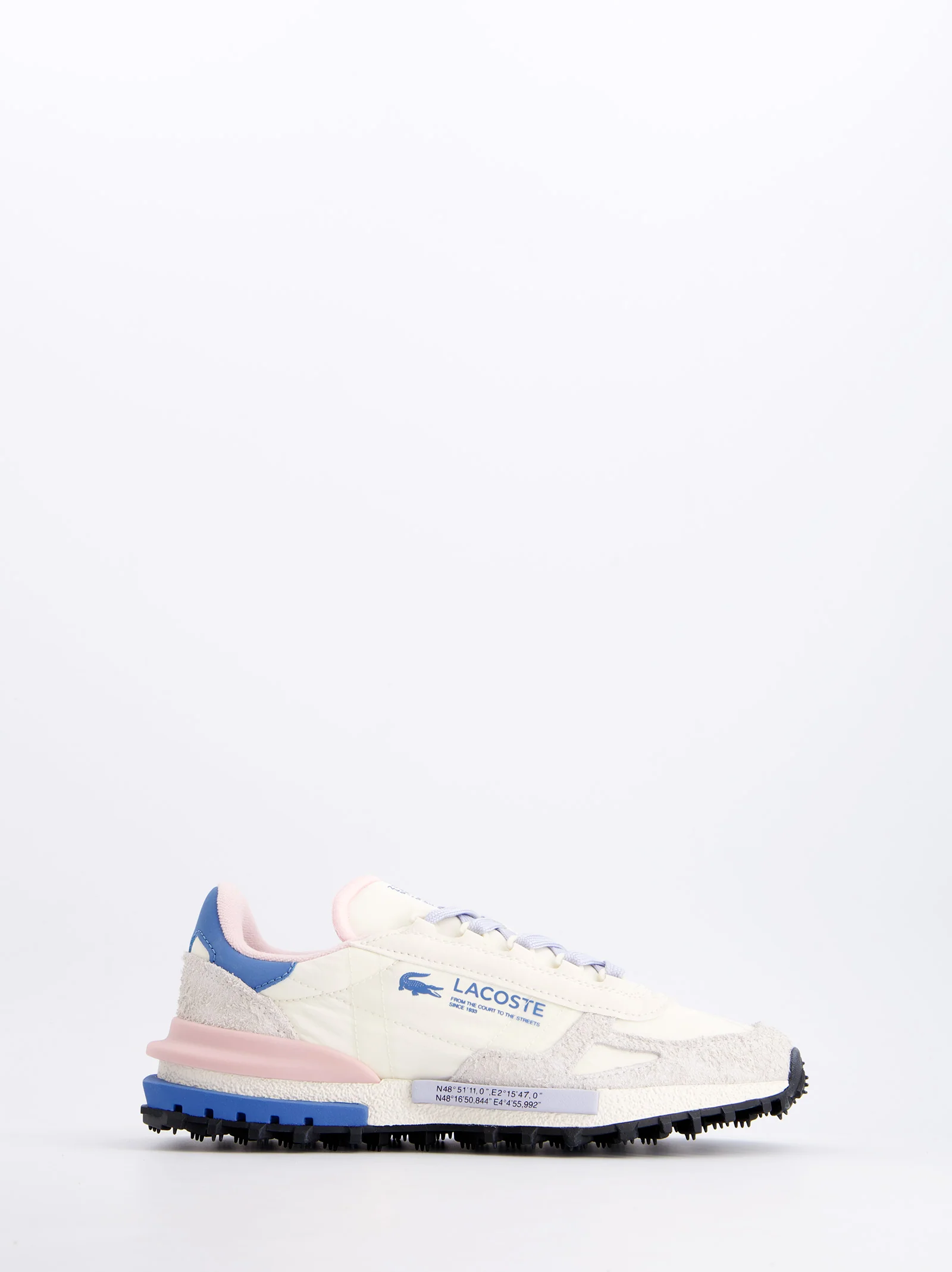 Zapatillas Lacoste Elite Active Blanco Y Rosa