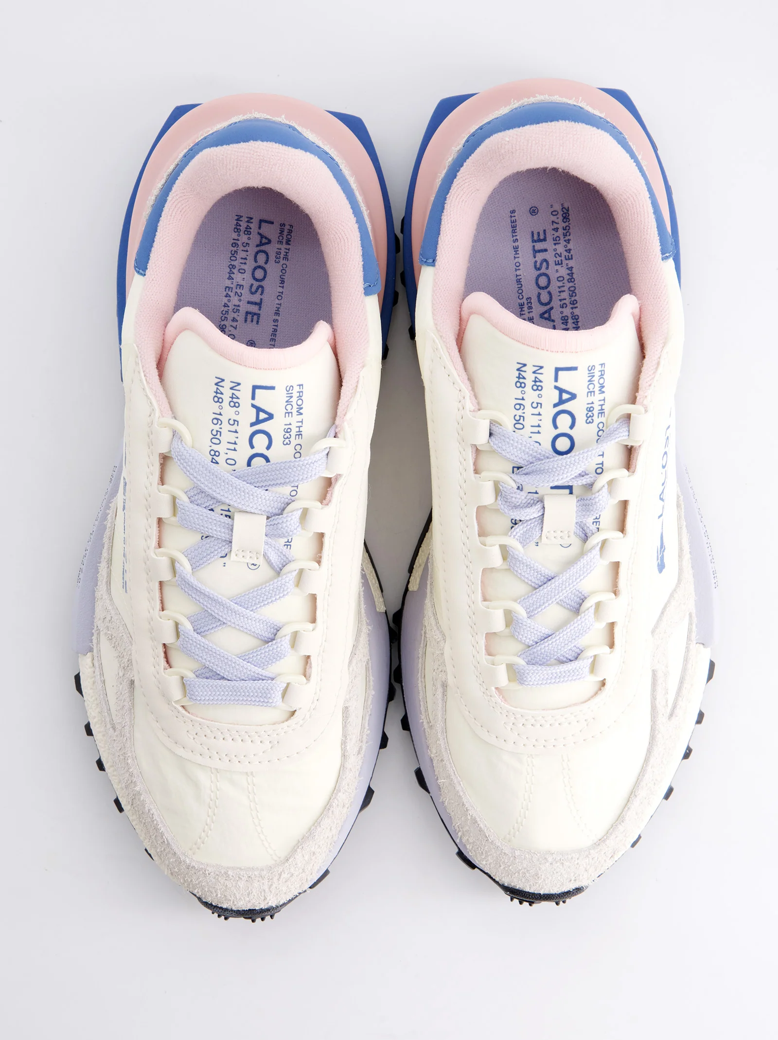 Zapatillas Lacoste Elite Active Blanco Y Rosa - Image 4