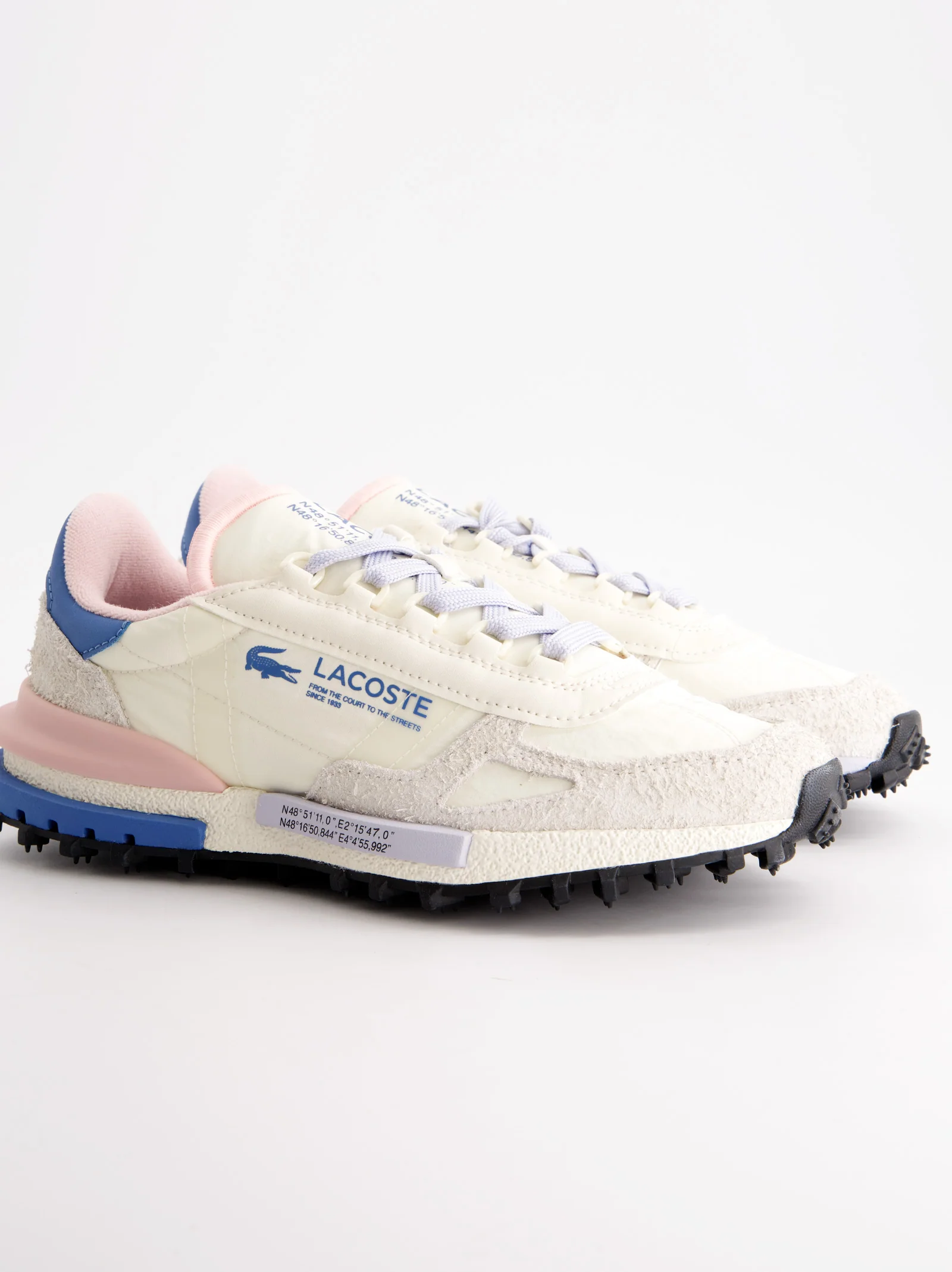 Zapatillas Lacoste Elite Active Blanco Y Rosa - Image 5