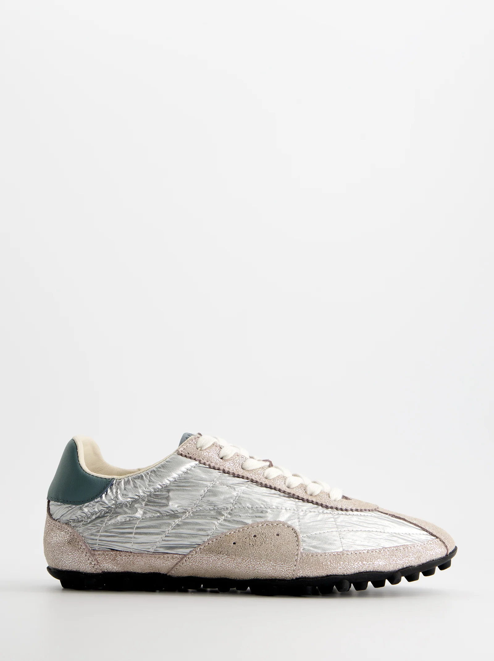 Zapatillas plateadas efecto arrugado - Nova
