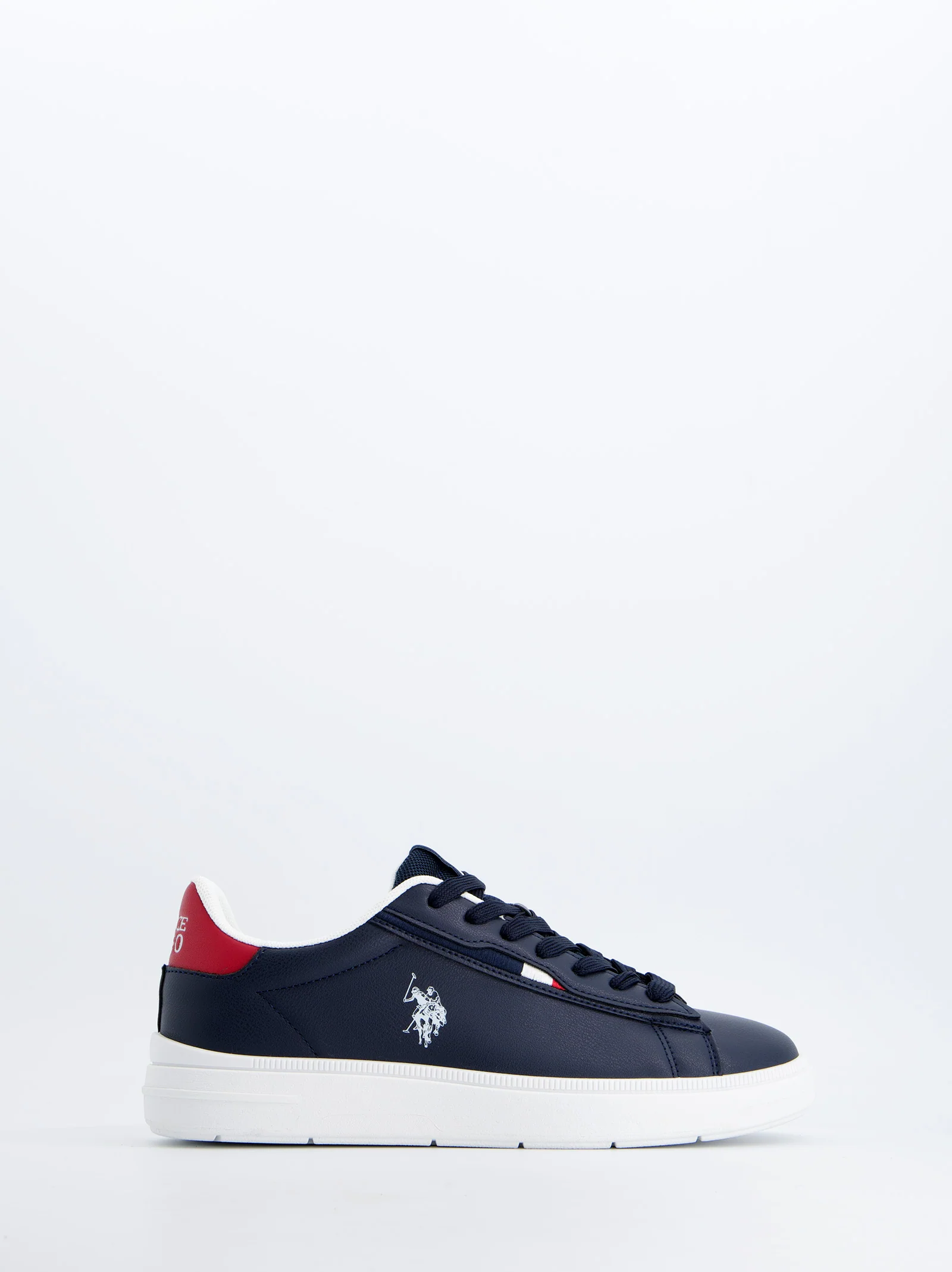 Zapatillas Polo Azul Marino Logo Lateral
