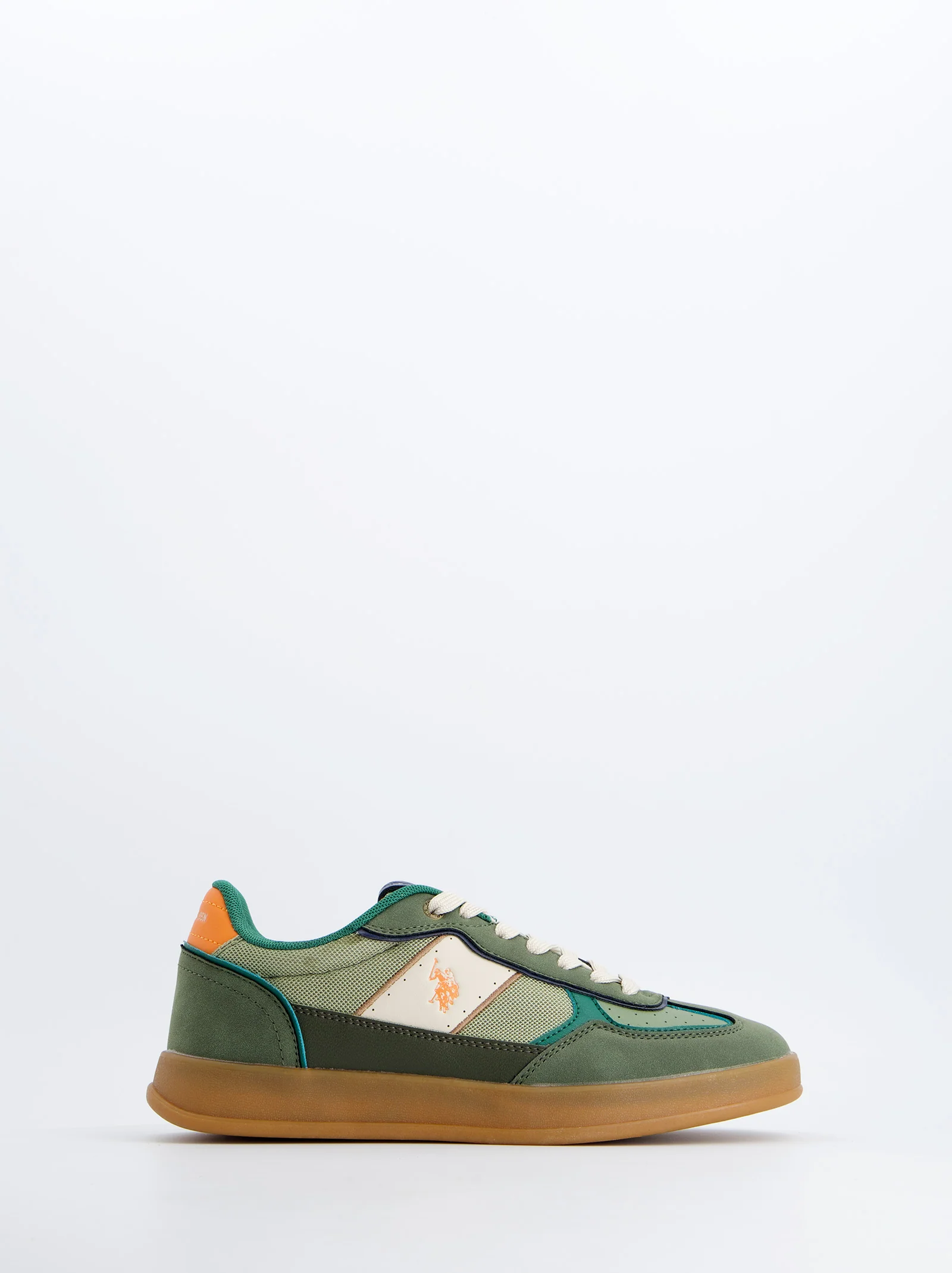 Zapatillas Polo Verdes Banda Lateral