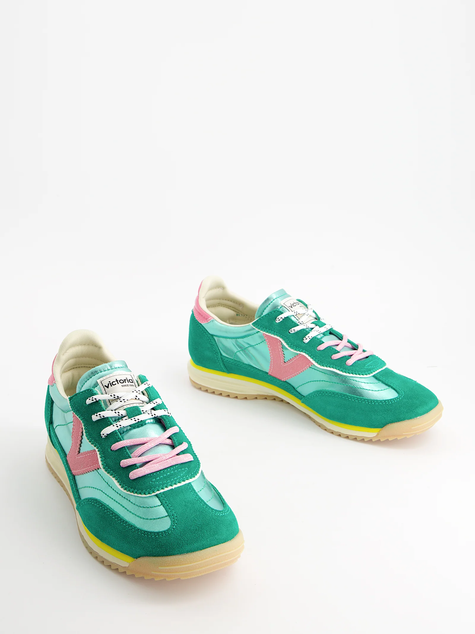 Zapatillas retro en ante metalizadas - Victoria Saturno - Image 3