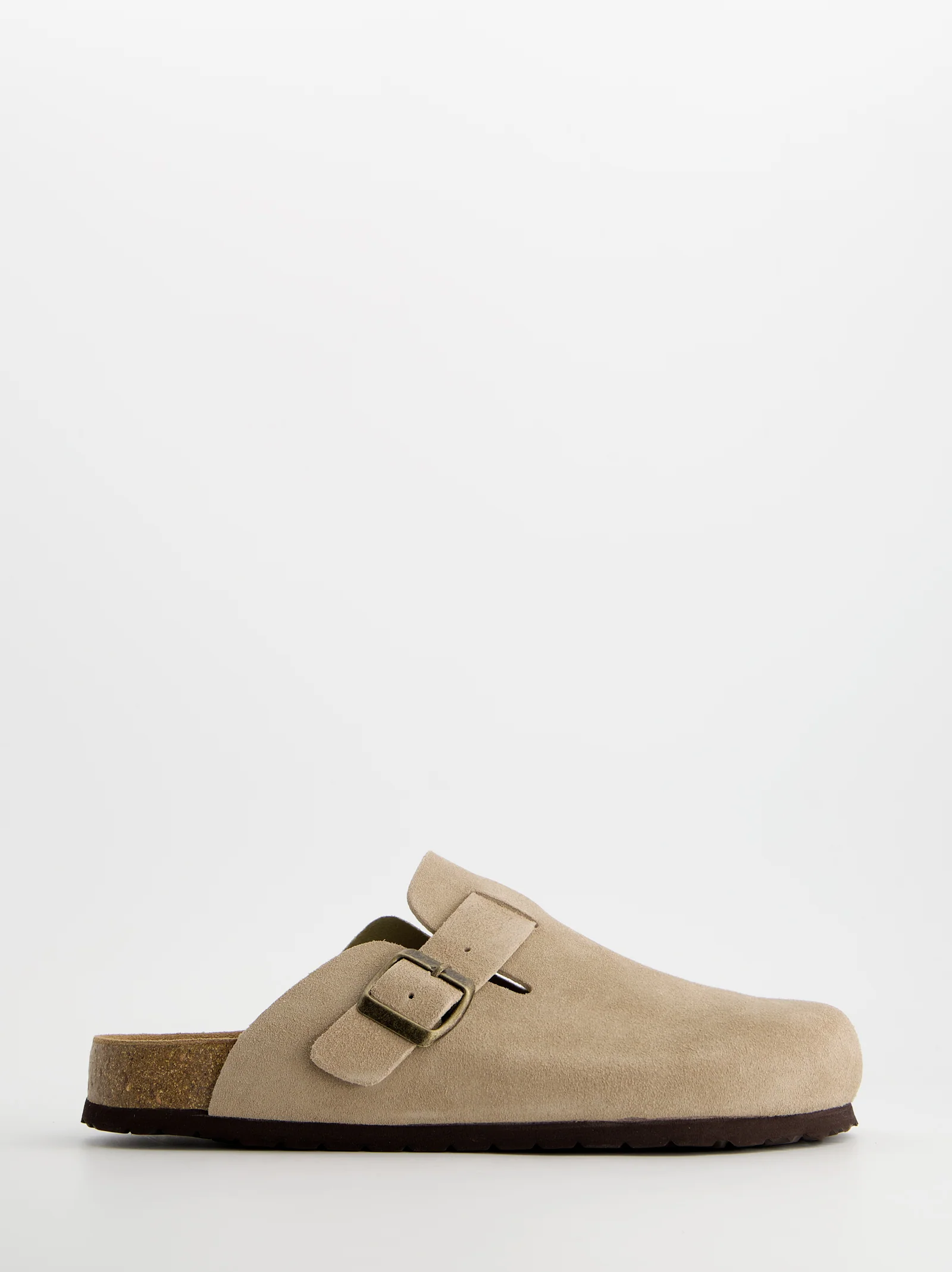 Zuecos de ante beige - Phoenix