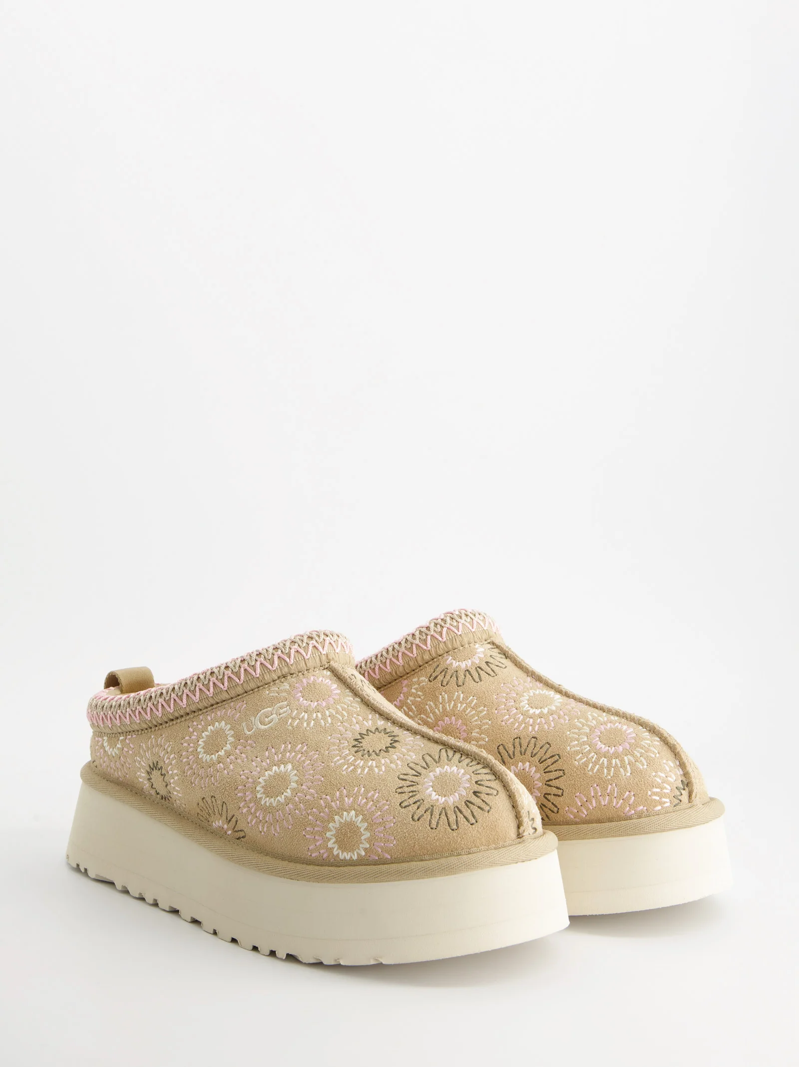 Zuecos de ante bordados con forro interior - UGG Tazz Sun Stitch - Image 3